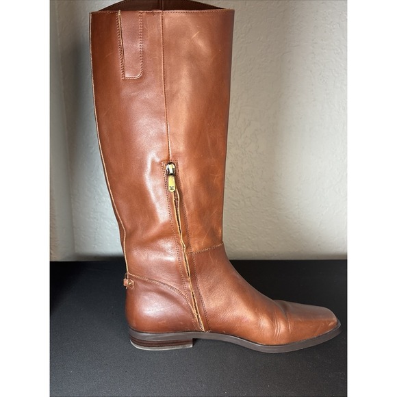 Women's Sam Edelman Cesar Brandy Leather Tall Boots, 10M - Picture 8 of 12